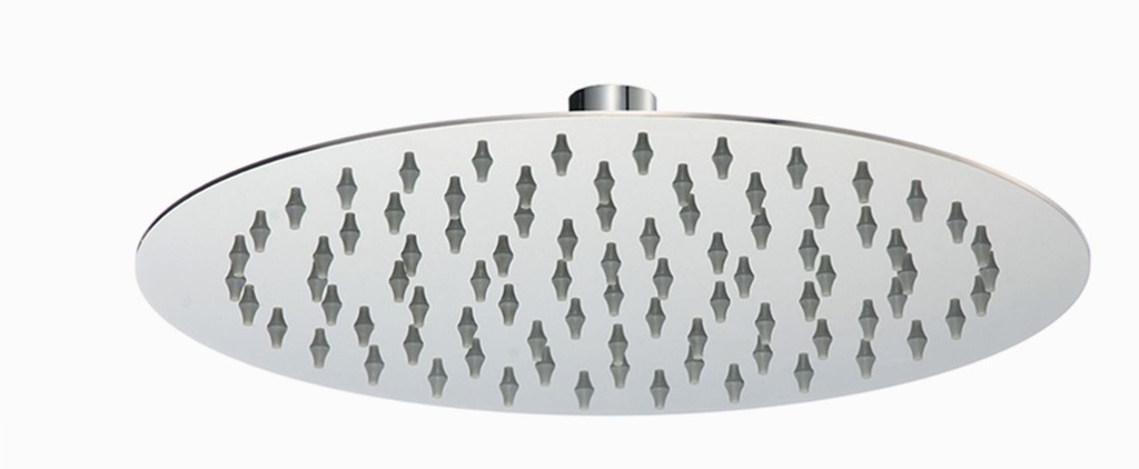 Super-slim Round Chrome Rainfall Shower Head 250mm