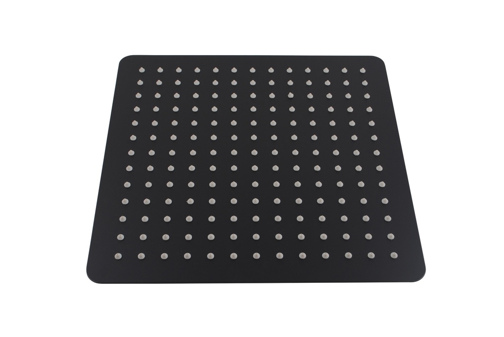 [40291] Super-slim Square Black Rainfall Shower Head 300mm