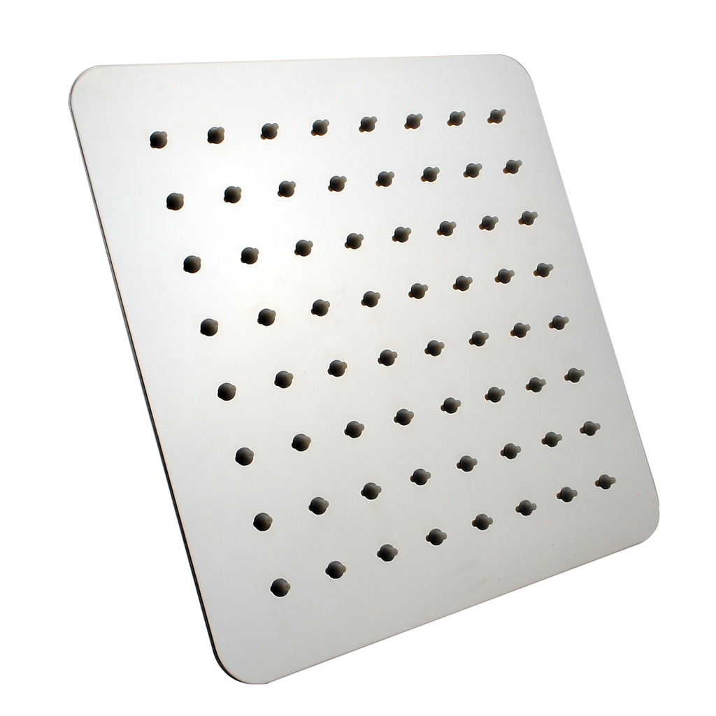 [40285] Super-slim Square Chrome Rainfall Shower Head 200mm