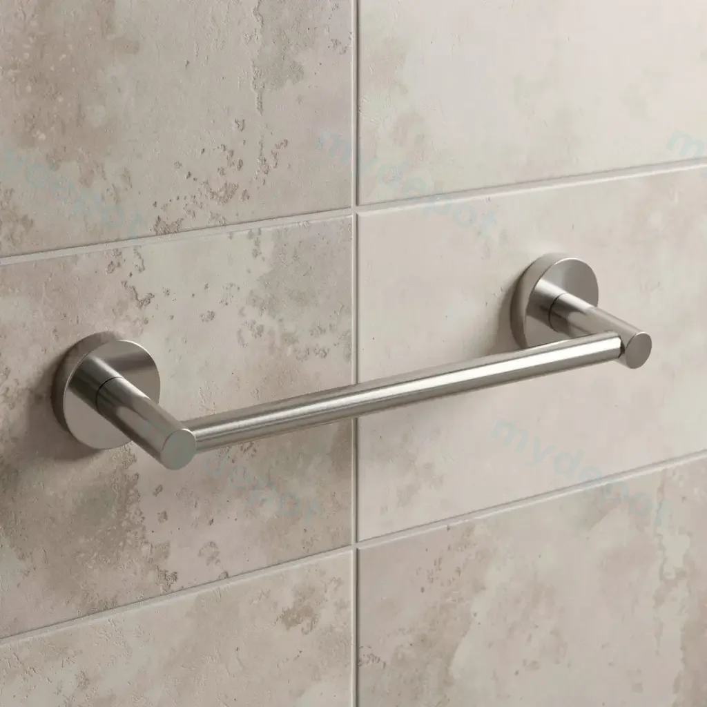 [44146] Otus Single Towel Rail 350mm(Brushed Nickel)