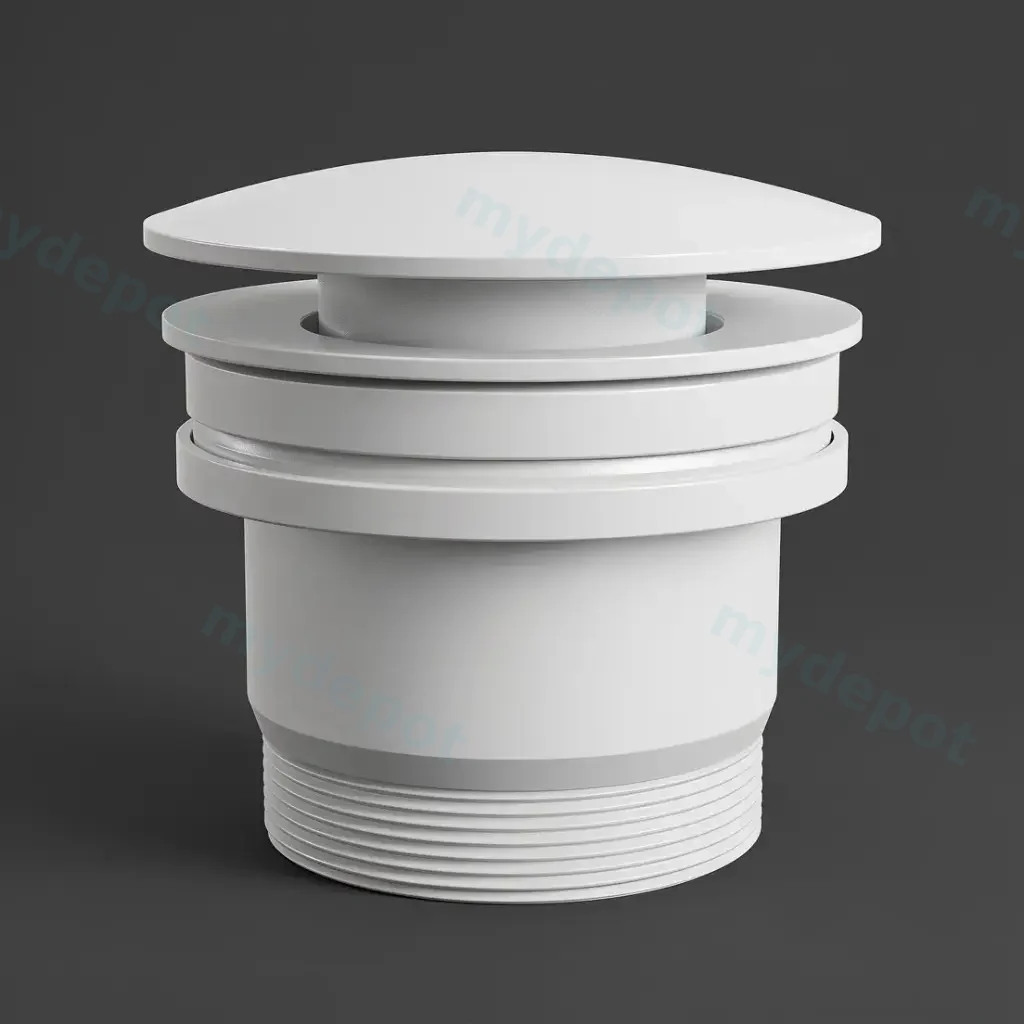Universal Pop Up Waste Gloss White