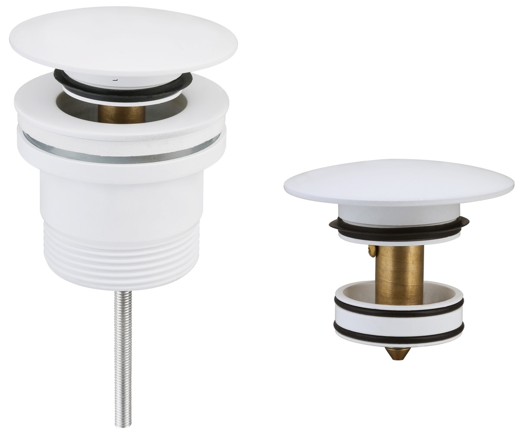 Universal Pop Up Waste Matt White