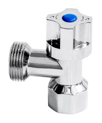 WM Cock, 3/4 Turn(Chrome)