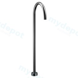 [44621] Yale  Round Floor-Mounted Bath Spout Gun Metal