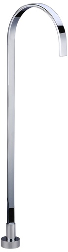Yale Rectangle Floor-Mounted Bath Spout(Chrome)