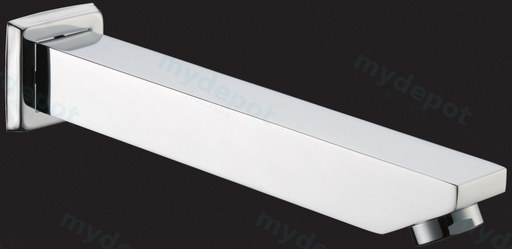 [43881] Yale Square Bath Spout 200mm(Chrome)