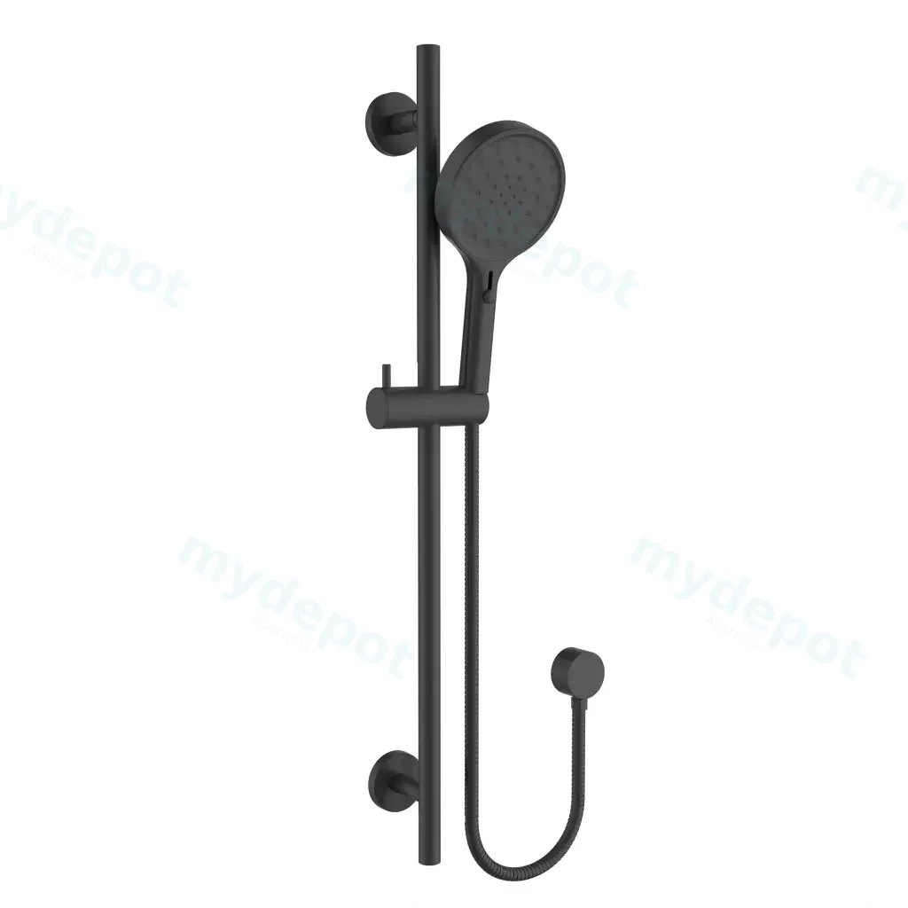 Sulu II Rail Shower Matt Black