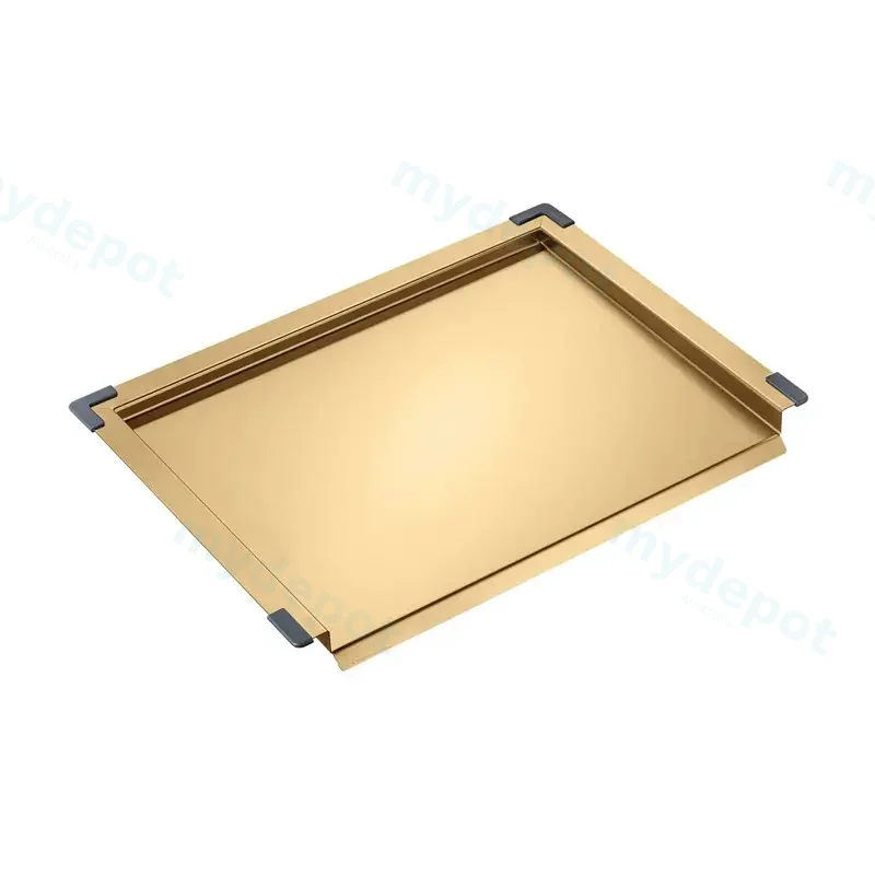 Stainless Steel Brushed Brass Sink Trays Compatible With  450-460 Width Sinks