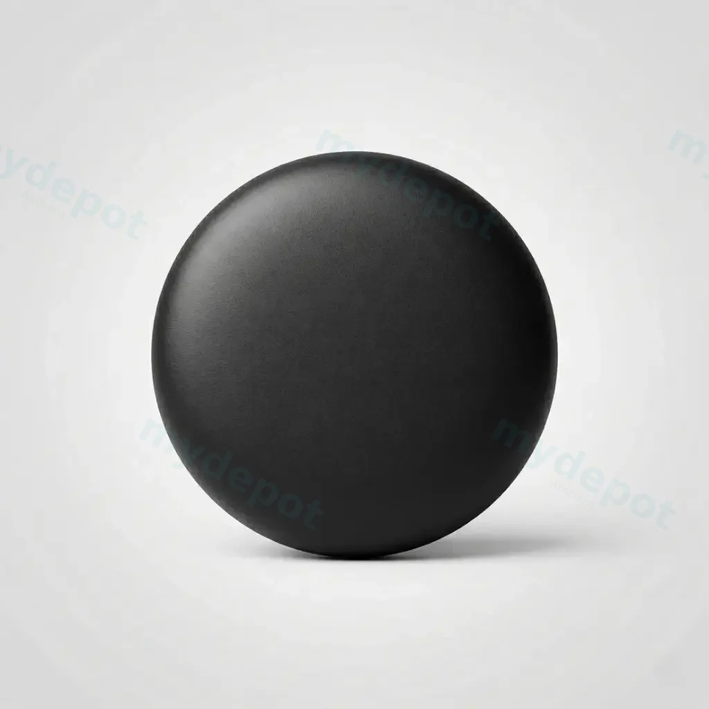 Matte Black Ceramic Cap For Pop-up Waste