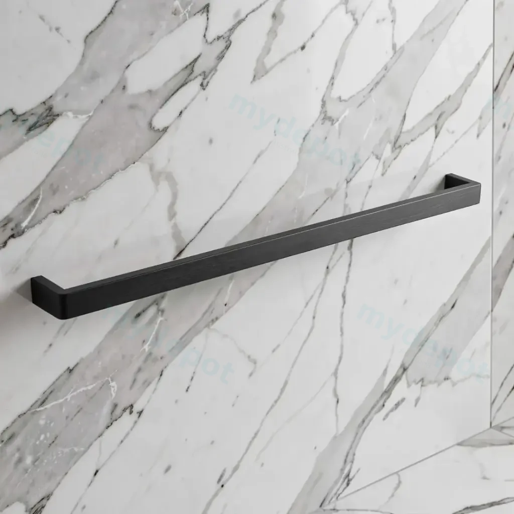 [41775] IVANO Series Gun Metal Grey Single Towel Rail 800mm