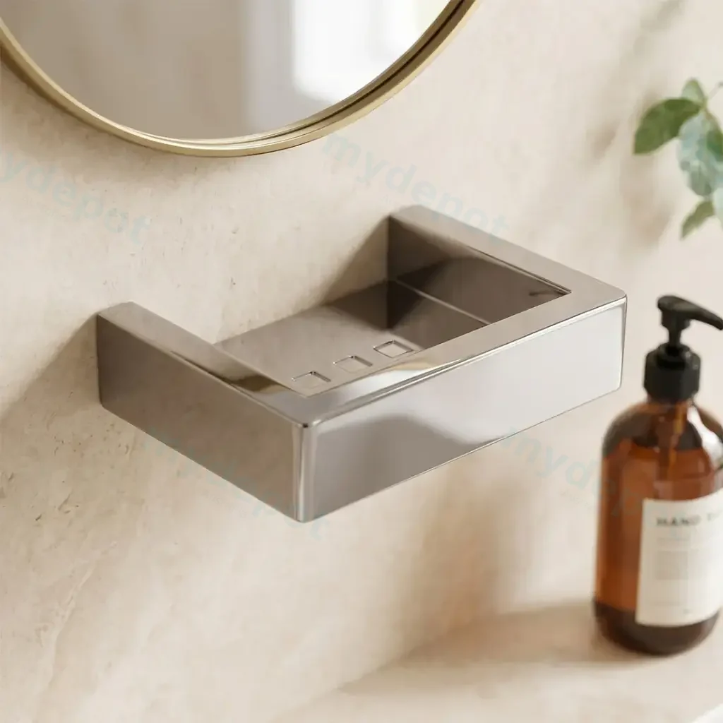 [41794] IVANO Series Brushed Nickel Soap Dish Holder