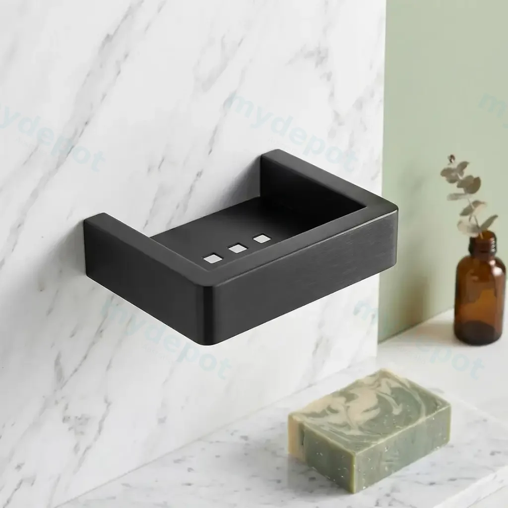 [41795] IVANO Series Gun Metal Grey Soap Dish Holder