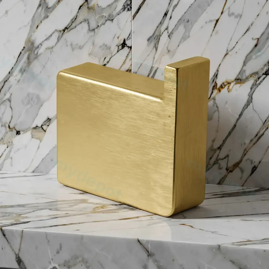 [41798] IVANO Series Brushed Brass Robe Hook