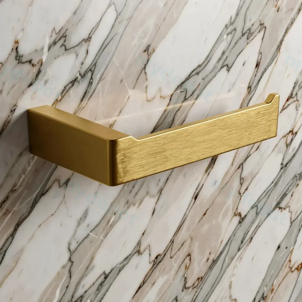 [41803] IVANO Series Brushed Brass Toilet Paper Holder