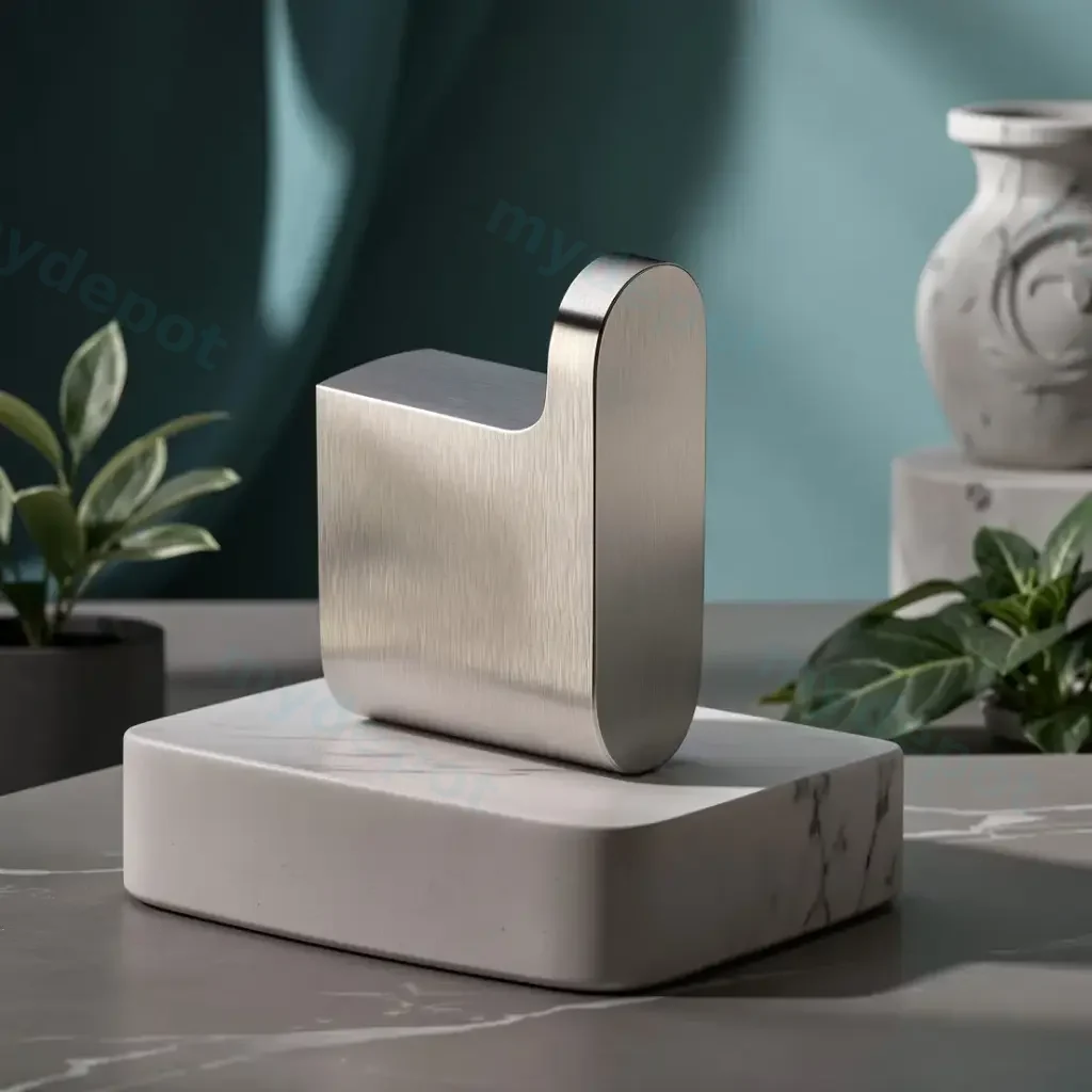 VOG Series Brushed Nickel Robe Hook