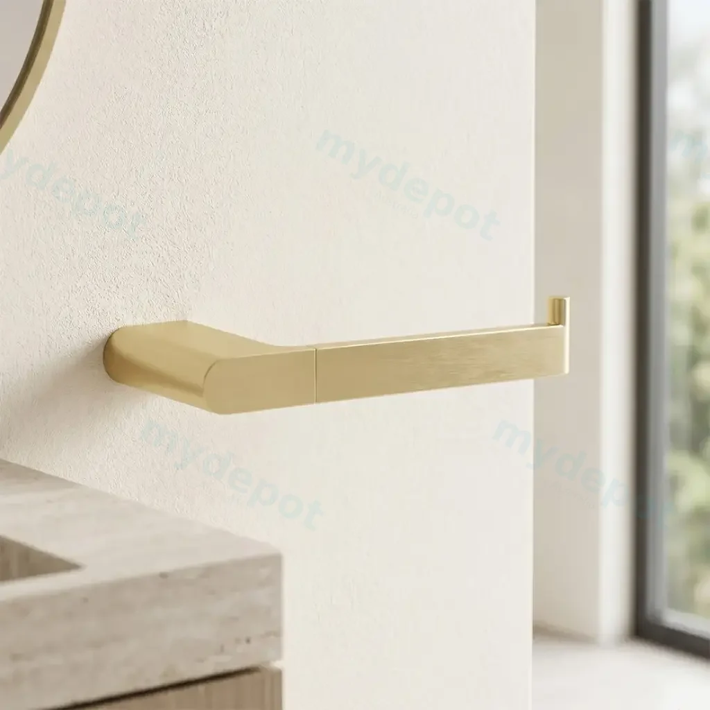 VOG Series Light Brushed Brass Toilet Paper Holder