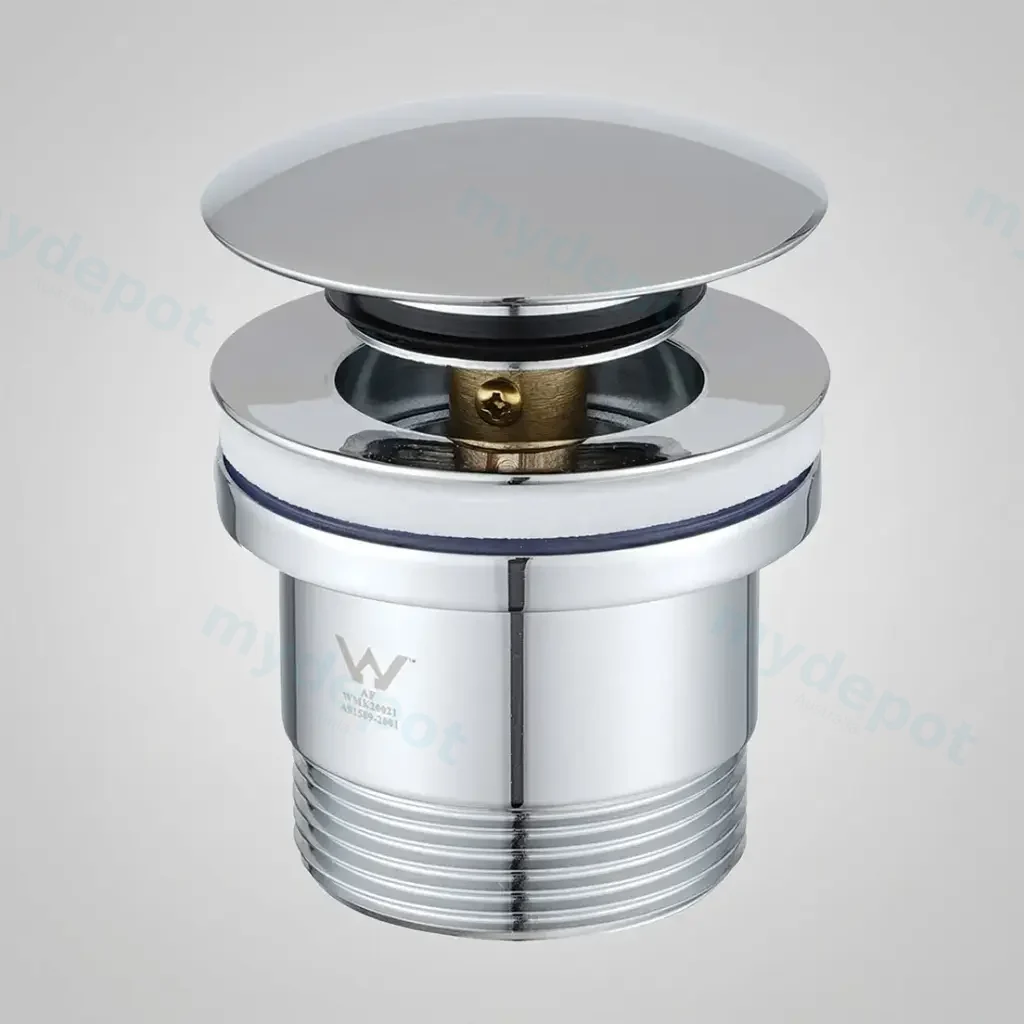 Chrome Brass Universal Basin/Bathtub Pop Up Waste