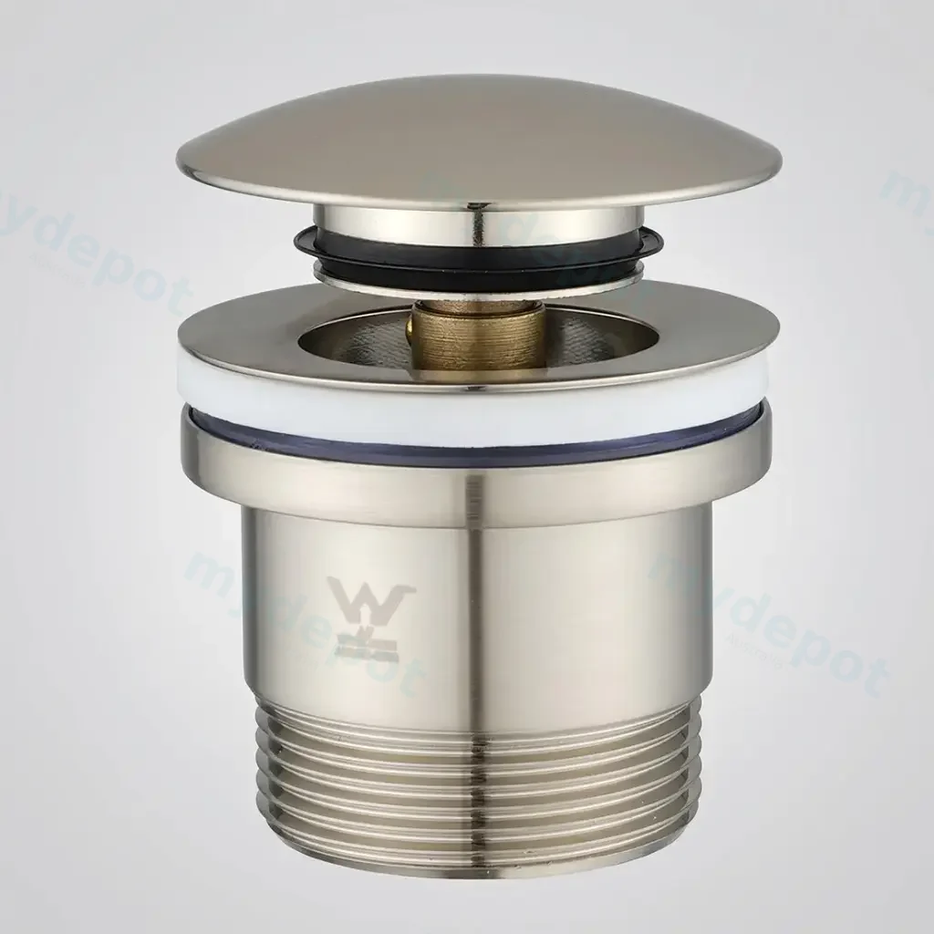 Brushed Nickel Brass Universal Basin/Bathtub Pop Up Waste