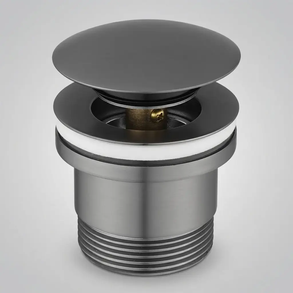 Gun Metal Grey Brass Universal Basin/Bathtub Pop Up Waste