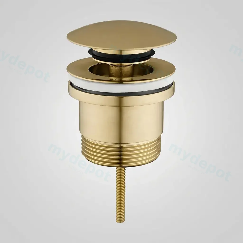 Light Brushed Brass Universal Basin/Bathtub Pop Up Waste