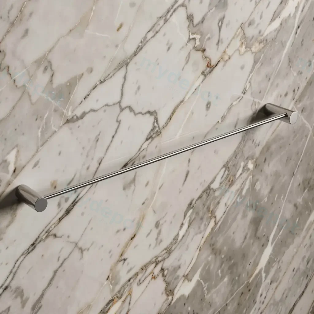 Chrome Single Towel Rail 600mm