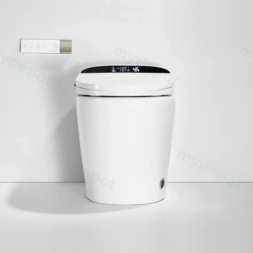 675*395*495mm White Free Arrangement Instant Heating Smart Toilet