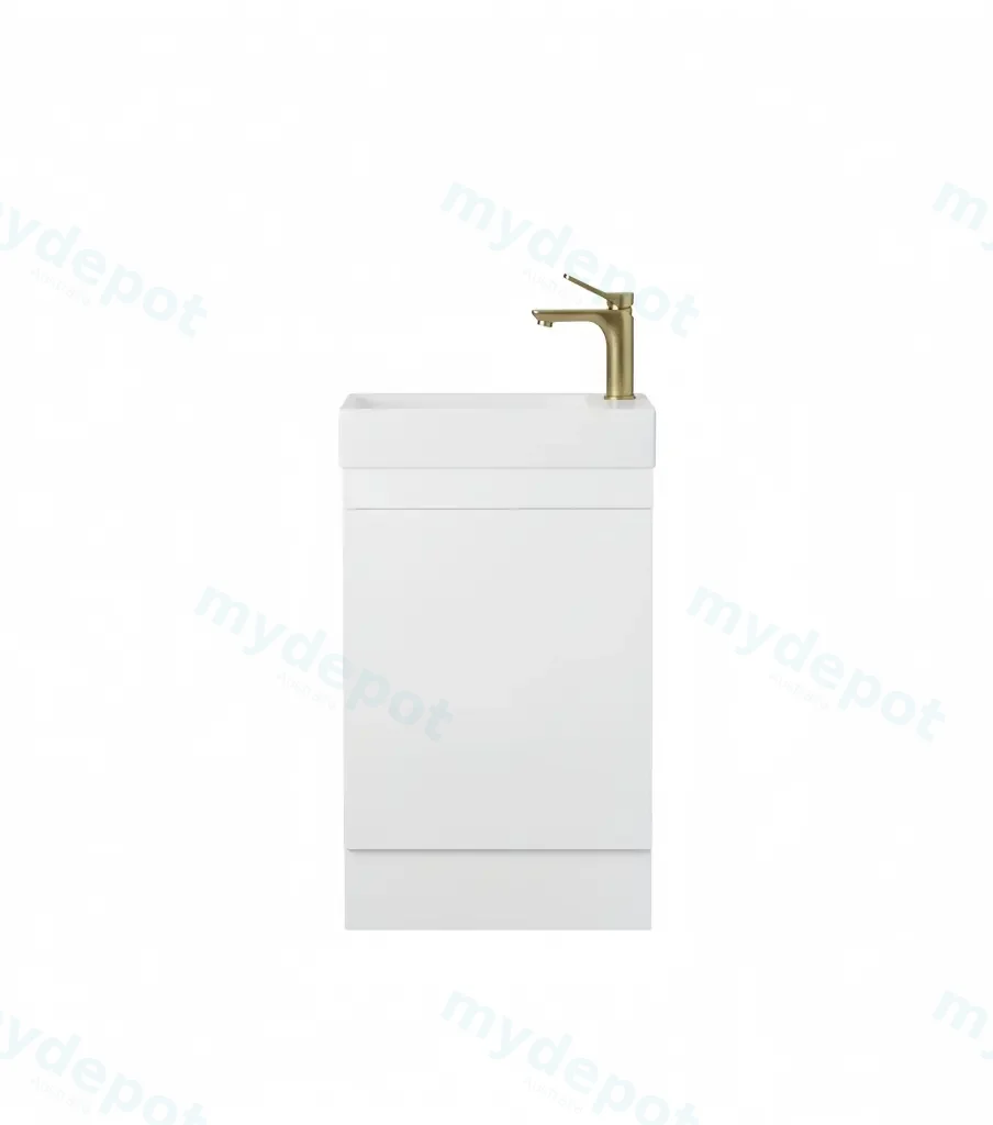 [56923] 450*244*860mm Closs White Alpha Mini Floor PVC Vanity